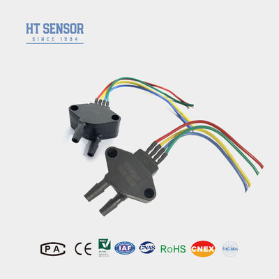 HT100 20kpa Black Plastic Shell Differential Silicon Pressure Sensor for Gas Measurement