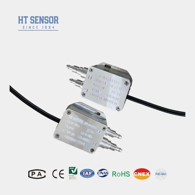 Factory Dry Air Differential Pressure Sensor with 0.25% Accuracy IP65 Protection and Stainless Steel Structure