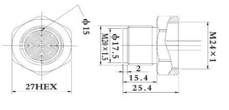 โครงสร้าง Diaphragm Flush เซนเซอร์ความดันซิลิคอนสําหรับการทําความสะอาดง่ายและความน่าเชื่อถือสูง 2