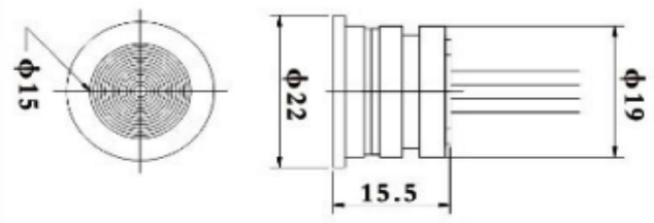 10KPa ~ 70MPa ซิลิคอนเซนเซอร์ความดัน ซินเซอร์ความดัน Piezoresistive 2