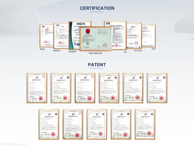 0.2-2.2VDC IP68 เครื่องส่งระดับน้ําเหลวซิลิคอน พร้อมเซ็นเซอร์ EX Proof 11