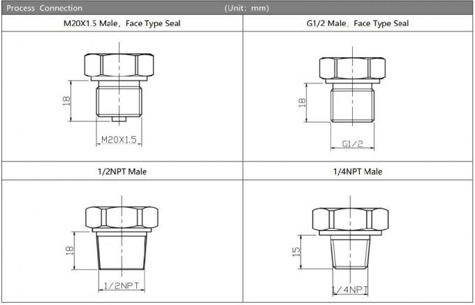 BP93420DIII -LCD Display Differencial Pressure Transmitter 2MPa เครื่องแปลงความดันดิจิตอล 2