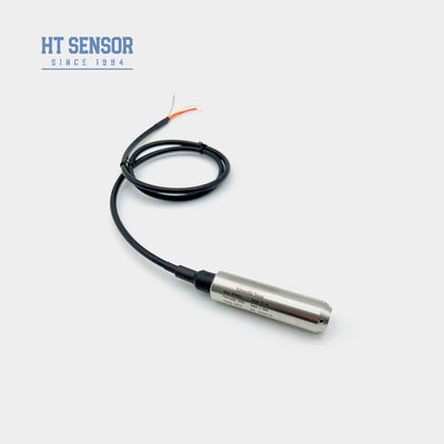 เซ็นเซอร์วัดระดับน้ำแบบจุ่ม Hengtong 4-20mA RS485 เครื่องส่งสัญญาณระดับสำหรับถังเก็บน้ำ เซ็นเซอร์ส่งสัญญาณแรงดัน
