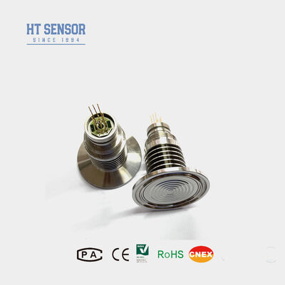 50.4mm Clap Industrial Silicon Pressure Sensor HT-IQT เครื่องตรวจจับความดันของของเหลวอุณหภูมิสูง